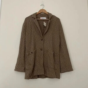 Free People Beach Reign Textured Knit Blazer in Brown *Multiple Sizes Available*